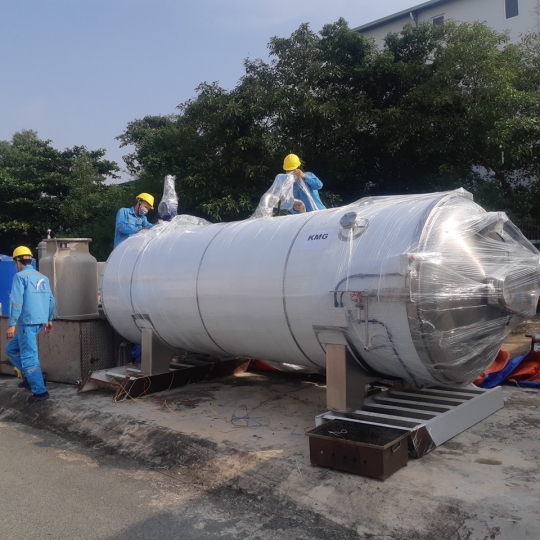 BATCH WATER SPRAY RETORT